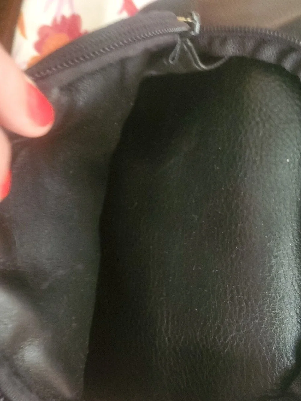 Black Leather Backpack with Gold Hardware